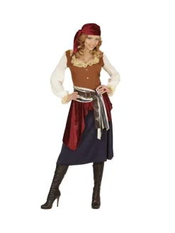 WIDMANN Déguisement Pirate Femme, Boucanière Des Caraïbes (robe, Bandeau, Ceinture, Bandana) 6 WIDMANN Déguisement Pirate Femme, Boucanière Des Caraïbes (robe, Bandeau, Ceinture, Bandana) -Spooky Decor World deguisement pirate femme boucaniere des caraibes robe bandeau ceinture bandana 1