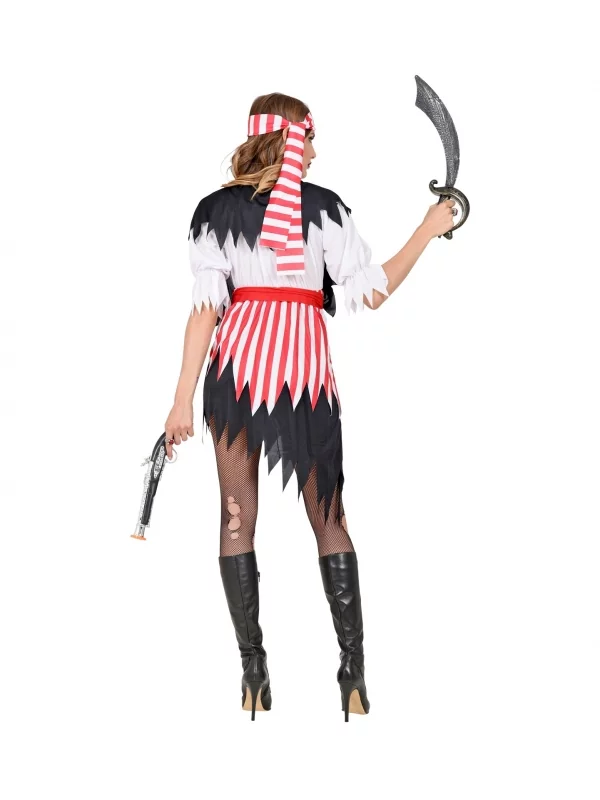 WIDMANN Déguisement Pirate Femme Du S Au XXL (robe, Ceinture, Bandeau) 4 WIDMANN Déguisement Pirate Femme Du S Au XXL (robe, Ceinture, Bandeau) – Image 2