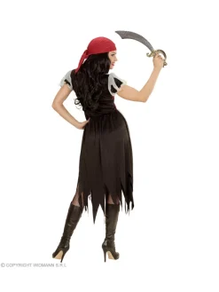 WIDMANN Déguisement Pirate Femme (robe, Bandana) -Spooky Decor World deguisement pirate femme robe bandana 1