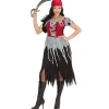 WIDMANN Déguisement Pirate Femme (robe, Bandana) -Spooky Decor World deguisement pirate femme robe bandana