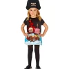 WIDMANN Déguisement Pirate Fillette Du 1 Au 3 Ans Au (robe, Chapeau) -Spooky Decor World deguisement pirate fillette du 1 au 3 ans au robe chapeau