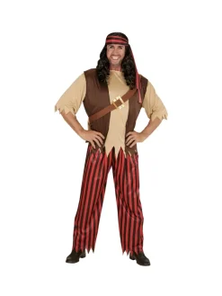 WIDMANN Déguisement Pirate Homme (chemise Avec Veston Et Ceinture, Pantalon, Bandeau) 8 WIDMANN Déguisement Pirate Homme (chemise Avec Veston Et Ceinture, Pantalon, Bandeau) -Spooky Decor World deguisement pirate homme chemise avec veston et ceinture pantalon bandeau 1