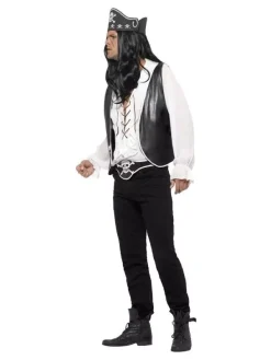 Smiffys Déguisement Pirate Homme (gilet, Chapeau, Ceinture) 10 Smiffys Déguisement Pirate Homme (gilet, Chapeau, Ceinture) -Spooky Decor World deguisement pirate homme gilet chapeau ceinture 3