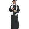 WIDMANN Déguisement Prêtre Homme (soutane Et Ceinture) Du S Au XXXL -Spooky Decor World deguisement pretre homme soutane et ceinture du s au xxxl