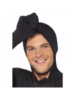 Smiffys Déguisement Seconde Peau Noire Homme (combinaison Avec Cagoule) -Spooky Decor World deguisement seconde peau noire homme combinaison avec cagoule 3