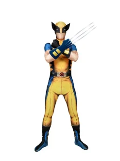 Marvel Déguisement Seconde Peau Wolverine (Homme) -Spooky Decor World deguisement seconde peau wolverine homme 2