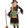 WIDMANN Déguisement Sorcière Fille Du 4 Au 7 Ans Noir Et Vert -Spooky Decor World deguisement sorciere fille du 4 au 7 ans noir et vert