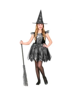 WIDMANN Déguisement Sorcière Fille- Robe Tutu, Chapeau 2 Au 13 Ans -Spooky Decor World deguisement sorciere fille robe tutu chapeau 2 au 13 ans 2