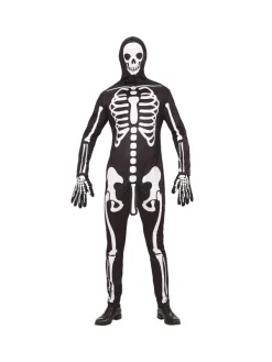 WIDMANN Déguisement Squelette à Zizi Homme (combinaison, Gants, Masque) -Spooky Decor World deguisement squelette a zizi homme combinaison gants masque 2