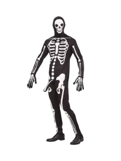WIDMANN Déguisement Squelette à Zizi Homme (combinaison, Gants, Masque) -Spooky Decor World deguisement squelette a zizi homme combinaison gants masque 3