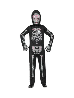 WIDMANN Déguisement Squelette Brillant (combinaison, Masque Avec Capuche) -Spooky Decor World deguisement squelette brillant combinaison masque avec capuche 2