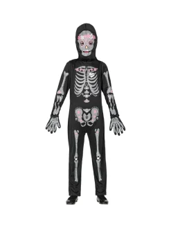 WIDMANN Déguisement Squelette Brillant (combinaison, Masque Avec Capuche) -Spooky Decor World deguisement squelette brillant combinaison masque avec capuche 3