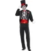 Smiffys Déguisement Squelette Jour De La Mort Homme (veste Avec Fausse Chemise, Chapeau, Gants) -Spooky Decor World deguisement squelette jour de la mort homme veste avec fausse chemise chapeau gants