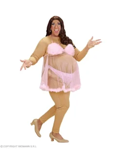 WIDMANN Déguisement Super Strip-teaseuse Homme (costume Rembourré, Culottes, Nuisette) 9 WIDMANN Déguisement Super Strip-teaseuse Homme (costume Rembourré, Culottes, Nuisette) -Spooky Decor World deguisement super strip teaseuse homme costume rembourre culottes nuisette 2