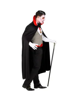 WIDMANN Déguisement Vampire Enfant (gilet, Ceinture, Noeud Papillon, Collier Avec Médaillon, Gants, Cape) -Spooky Decor World deguisement vampire enfant gilet ceinture noeud papillon collier avec medaillon gants cape 2