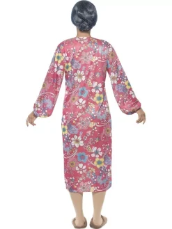 Smiffys Déguisement Vieille Femme Exhibitionniste (robe De Chambre Et Combinaison) -Spooky Decor World deguisement vieille femme exhibitionniste robe de chambre et combinaison 2