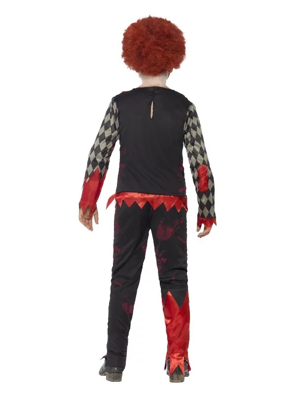 Smiffys Déguisement Zombie Enfant Clown Luxe (masque En Latex, Haut & Pantalon) 4 Smiffys Déguisement Zombie Enfant Clown Luxe (masque En Latex, Haut & Pantalon) – Image 2