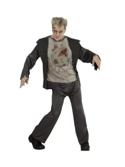 WIDMANN Déguisement Zombie Homme (veste Avec Chemise Torse Pourri, Pantalon) -Spooky Decor World deguisement zombie homme veste avec chemise torse pourri pantalon 2