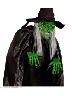 Gants Mains De Sorcières 3D Verts -Spooky Decor World gants mains de sorcieres 3d verts 2