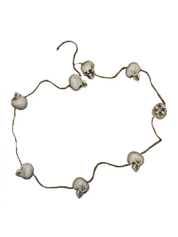 ESPA - Funny Fashion Guirlande De Crâne (longueur De 2m) 3 ESPA - Funny Fashion Guirlande De Crâne (longueur De 2m)
