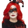 Smiffys Kit Maquillage Arlequin (Peinture Visage, Faux-cils, Bijoux Autocollants, Applicateur) 2 Smiffys Kit Maquillage Arlequin (Peinture Visage, Faux-cils, Bijoux Autocollants, Applicateur) -Spooky Decor World kit maquillage arlequin peinture visage faux cils bijoux autocollants applicateur