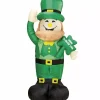 WIDMANN Leprechaun St-Patrick Gonflable & Lumineux 150 Cm - Pour Usage Intérieur Et Extérieur -Spooky Decor World leprechaun st patrick gonflable lumineux 150 cm pour usage interieur et exterieur