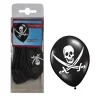 ESPA - Funny Fashion Lot De 12 Ballons Pirate Noir Et Blanc - 25,5 Cm -Spooky Decor World lot de 12 ballons pirate noir et blanc 255 cm