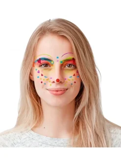 WIDMANN Maquillage Clown Avec Paillettes Par Transfert -Spooky Decor World maquillage clown avec paillettes par transfert 1