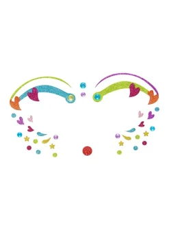 WIDMANN Maquillage Clown Avec Paillettes Par Transfert -Spooky Decor World maquillage clown avec paillettes par transfert 3