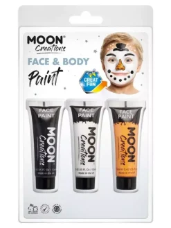 Smiffys Maquillage Moon Création, Visage Corps Multicolore -Spooky Decor World maquillage moon creation visage corps multicolore 1 2