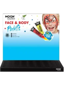 Smiffys Maquillage Moon Création, Visage Corps Multicolore -Spooky Decor World maquillage moon creation visage corps multicolore 1 3