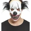 Smiffys Masque Clown Maléfique, Latex, Avec Cheveux -Spooky Decor World masque clown malefique latex avec cheveux