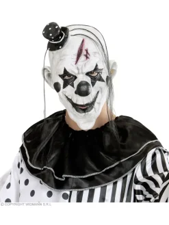 WIDMANN Masque De Clown Tueur Avec Cheveux Et Chapeau -Spooky Decor World masque de clown tueur avec cheveux et chapeau 1