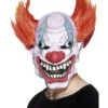 Smiffys Masque Horreur Clown Avec Cheveux -Spooky Decor World masque horreur clown avec cheveux