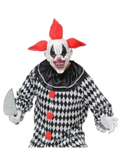 WIDMANN Masque Intégral Latex De Clown Tueur Avec Cheveux - Adulte -Spooky Decor World masque integral latex de clown tueur avec cheveux adulte 2
