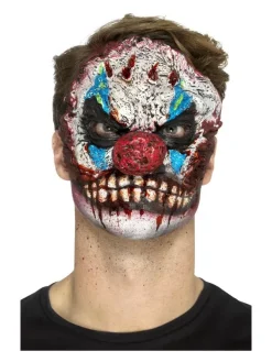 Smiffys Masque Tête De Clown En Latex Et Adhésif -Spooky Decor World masque tete de clown en latex et adhesif 2