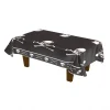 ESPA - Funny Fashion Nappe En Plastique Pirate, Noir Et Blanc (270x136cm) -Spooky Decor World nappe en plastique pirate noir et blanc 270x136cm