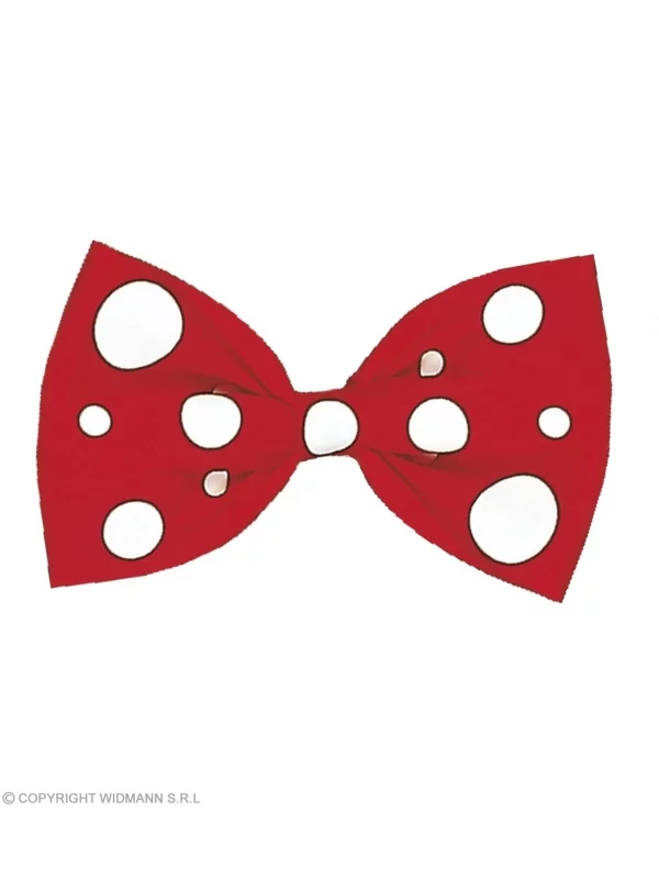 WIDMANN Noeud Papillon Clown Rouge à Pois Blanc 3 WIDMANN Noeud Papillon Clown Rouge à Pois Blanc