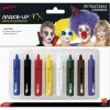 Smiffys Pack De 8 Sticks Maquillage -Spooky Decor World pack de 8 sticks maquillage