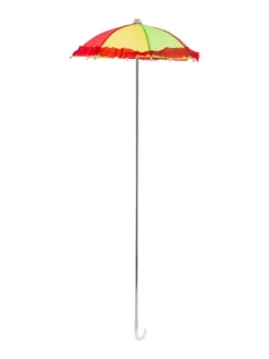 Parapluie Clown Ou Carnaval Dunkerque Rouge/jaune/vert - 75 Cm