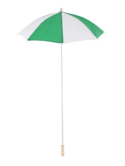 Parapluie Clown Ou Carnaval Dunkerque Vert/blanc - 105 Cm