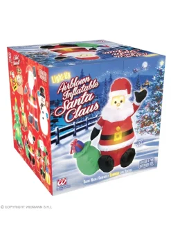 WIDMANN Père Noël Gonflable Et Lumineux Avec Ventilateur - 122cm - 7 WIDMANN Père Noël Gonflable Et Lumineux Avec Ventilateur - 122cm - -Spooky Decor World pere noel gonflable et lumineux avec ventilateur 122cm 1 2