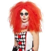 Smiffys Perruque Clown Femme Crépue Rouge -Spooky Decor World perruque clown femme crepue rouge