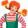 WIDMANN Perruque Fifi Rousse Avec Tresses Pliables (fille) -Spooky Decor World perruque fifi rousse avec tresses pliables fille