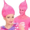 WIDMANN Perruque Troll Adulte Rose Ou Bleu -Spooky Decor World perruque troll adulte rose ou bleu