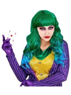 WIDMANN Perruque Verte Femme De Joker Maléfique