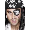Poche-oeil Pirate Avec Tête De Mort -Spooky Decor World poche oeil pirate avec tete de mort