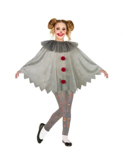 WIDMANN Poncho Clown Vintage Halloween Enfant -Spooky Decor World poncho clown vintage halloween enfant 2