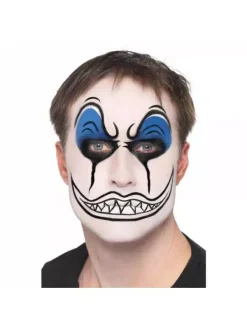 Smiffys Set Maquillage Clown (maquillage Visage, Nez Rouge, Crayons Et éponge) -Spooky Decor World set maquillage clown maquillage visage nez rouge crayons et eponge 3
