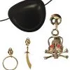 WIDMANN Set Pirate Avec Cache œil Et Boucle D'oreille -Spooky Decor World set pirate avec cache oeil et boucle d oreille